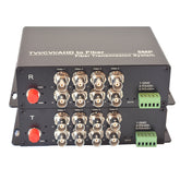 5MP Video over Fiber optic Converters,BNC coax HD Video to fiber extenders, Support 5MP 4MP 3MP 2MP 1080p TVI CVI AHD HD Camera, A pair